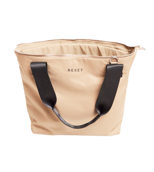 TWO-TONED TOTE BAG